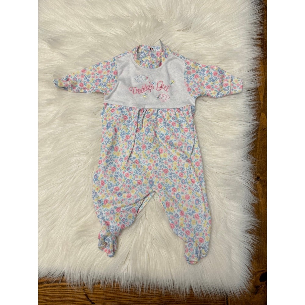 Vintage Daddy's‎ Girl footed sleeper